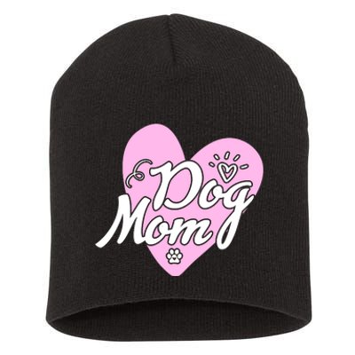 Dog Mom Short Acrylic Beanie