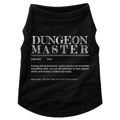 Dungeon Master Definition Doggie Tank