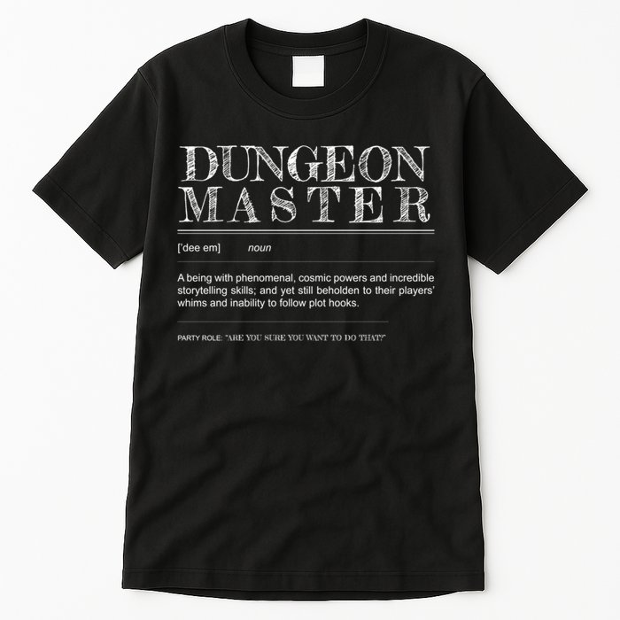 Dungeon Master Definition Tall T-Shirt