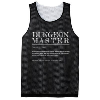 Dungeon Master Definition Mesh Reversible Basketball Jersey Tank