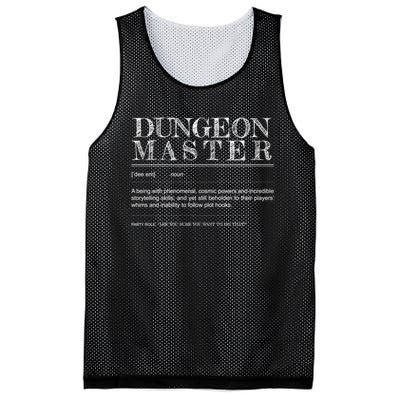 Dungeon Master Definition Mesh Reversible Basketball Jersey Tank