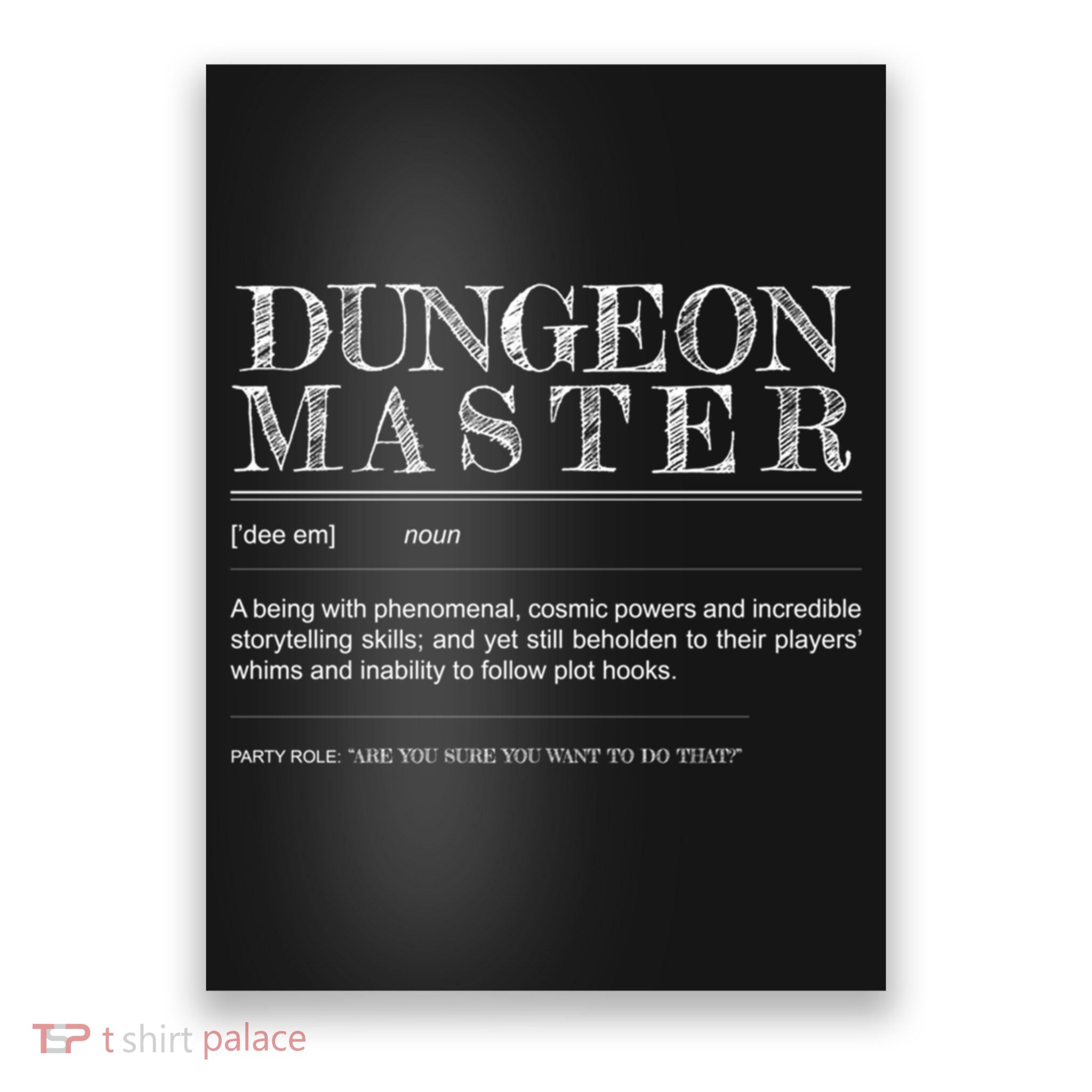 Dungeon Master Definition Poster