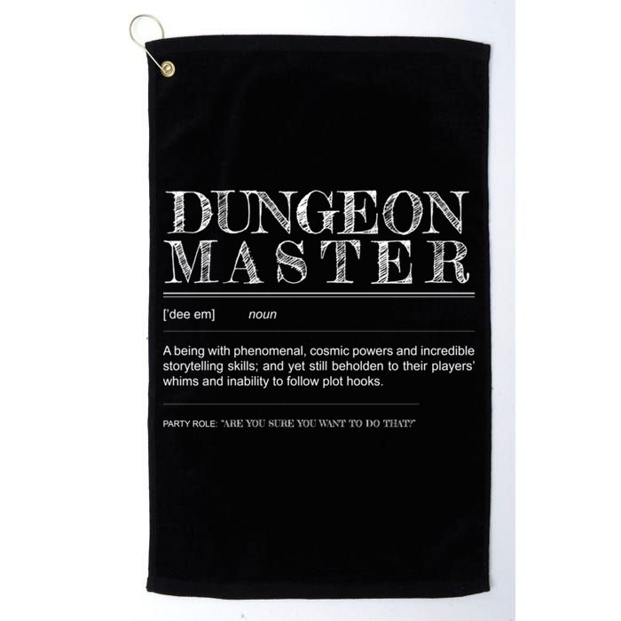 Dungeon Master Definition Golf Towel