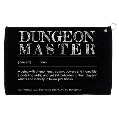 Dungeon Master Definition Grommeted Golf Towel