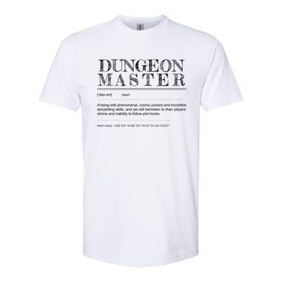 Dungeon Master Definition Softstyle CVC T-Shirt