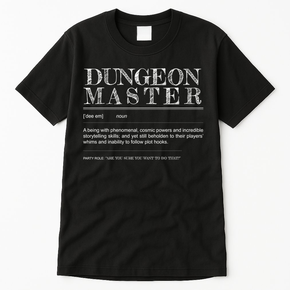 Dungeon Master Definition Tall T-Shirt