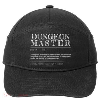 Dungeon Master Definition 7-Panel Snapback Hat
