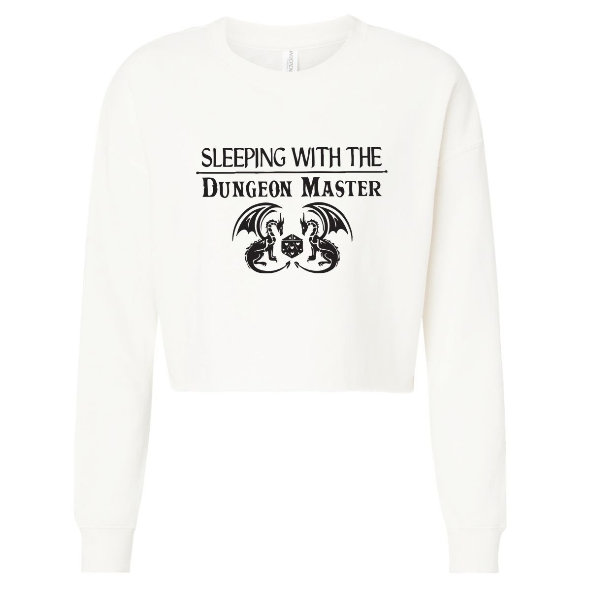 Dungeon Master Cropped Pullover Crew