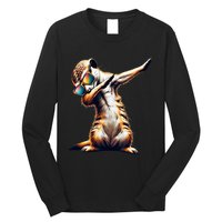 Dabbing Meerkat Dancing Dab Surikate Long Sleeve Shirt