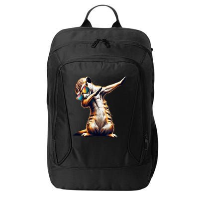 Dabbing Meerkat Dancing Dab Surikate City Backpack