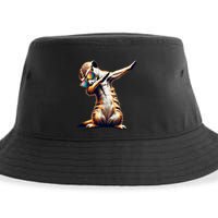 Dabbing Meerkat Dancing Dab Surikate Sustainable Bucket Hat
