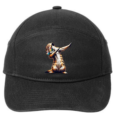 Dabbing Meerkat Dancing Dab Surikate 7-Panel Snapback Hat