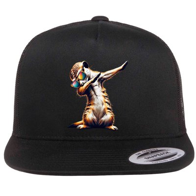 Dabbing Meerkat Dancing Dab Surikate Flatbill Hat