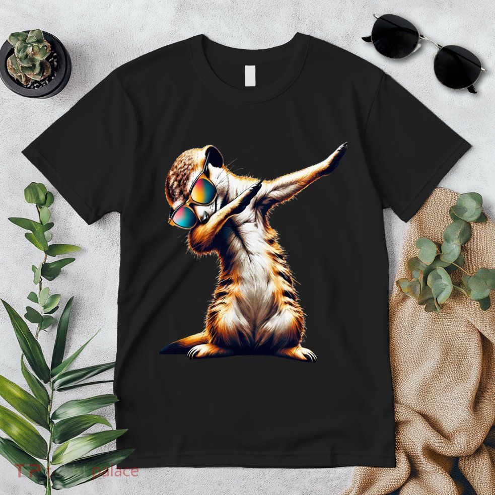 Dabbing Meerkat Dancing Dab Surikate Premium T-Shirt