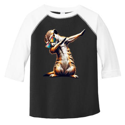 Dabbing Meerkat Dancing Dab Surikate Toddler Fine Jersey T-Shirt