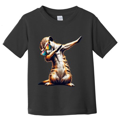 Dabbing Meerkat Dancing Dab Surikate Toddler T-Shirt