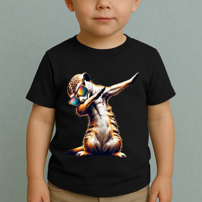 Dabbing Meerkat Dancing Dab Surikate Toddler T-Shirt