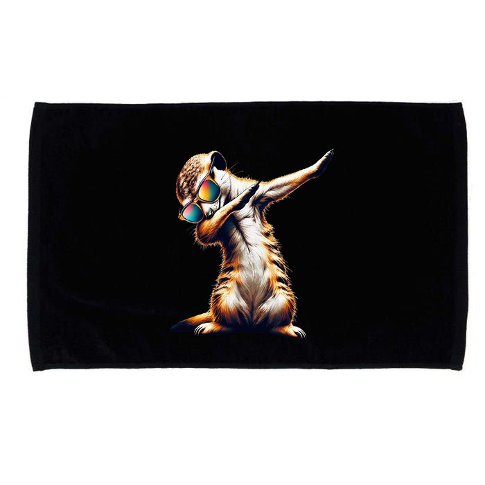 Dabbing Meerkat Dancing Dab Surikate Microfiber Hand Towel