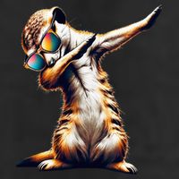 Dabbing Meerkat Dancing Dab Surikate Microfiber Hand Towel