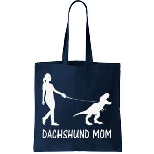 Dachshund Mom Doxie Mama Dog Dinosaur Funny Mothers Day Tote Bag