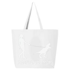 Dachshund Mom Doxie Mama Dog Dinosaur Funny Mothers Day 25L Jumbo Tote