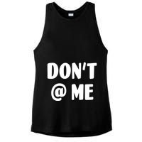 Don't @ Me Ladies PosiCharge Tri-Blend Wicking Tank