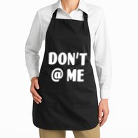 Don't @ Me Full-Length Apron With Pockets