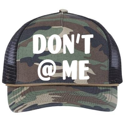 Don't @ Me Retro Rope Trucker Hat Cap