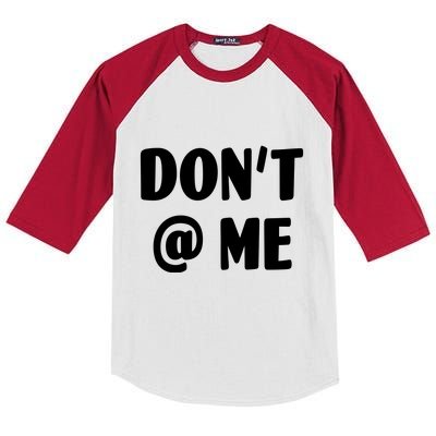 Don't @ Me Kids Colorblock Raglan Jersey