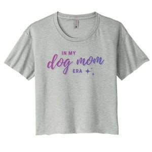 Dog Mom Era S Summer Shower Funny Gift Women's Crop Top Tee