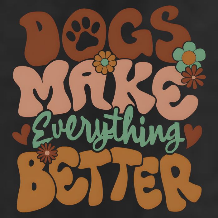 Dogs Make Everything Better Dog Mom 11oz C Handle Ceramic Mug