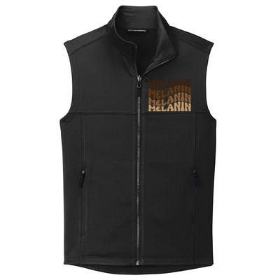 Drippin Melanin For Women Pride Gifts Black History Collective Smooth Fleece Vest