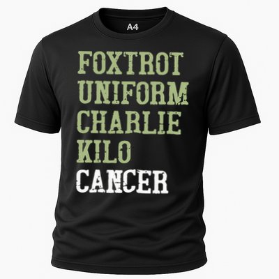 Dave Mustaine Foxtrot Uniform Charlie Kilo Cancer Performance Shirt
