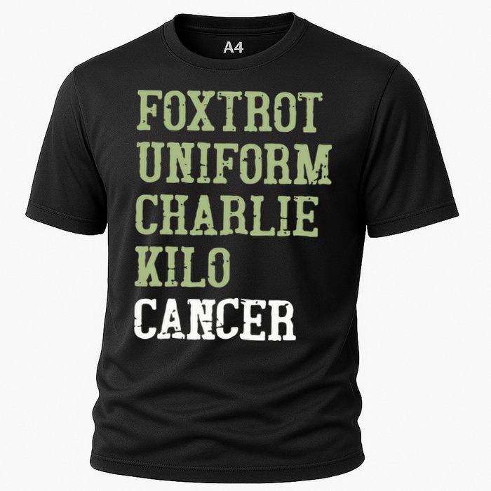 Dave Mustaine Foxtrot Uniform Charlie Kilo Cancer Performance Shirt