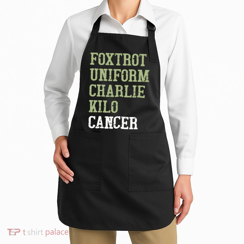 Dave Mustaine Foxtrot Uniform Charlie Kilo Cancer Apron