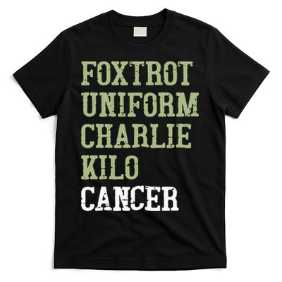 Dave Mustaine Foxtrot Uniform Charlie Kilo Cancer T-Shirt