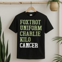Dave Mustaine Foxtrot Uniform Charlie Kilo Cancer T-Shirt