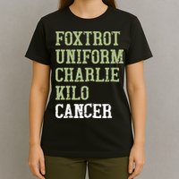 Dave Mustaine Foxtrot Uniform Charlie Kilo Cancer T-Shirt