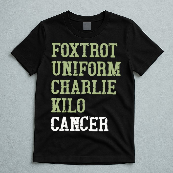 Dave Mustaine Foxtrot Uniform Charlie Kilo Cancer T-Shirt