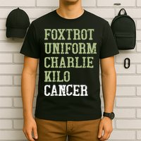 Dave Mustaine Foxtrot Uniform Charlie Kilo Cancer T-Shirt