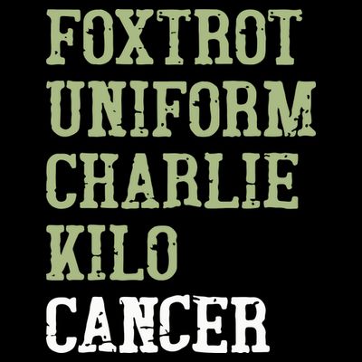 Dave Mustaine Foxtrot Uniform Charlie Kilo Cancer T-Shirt