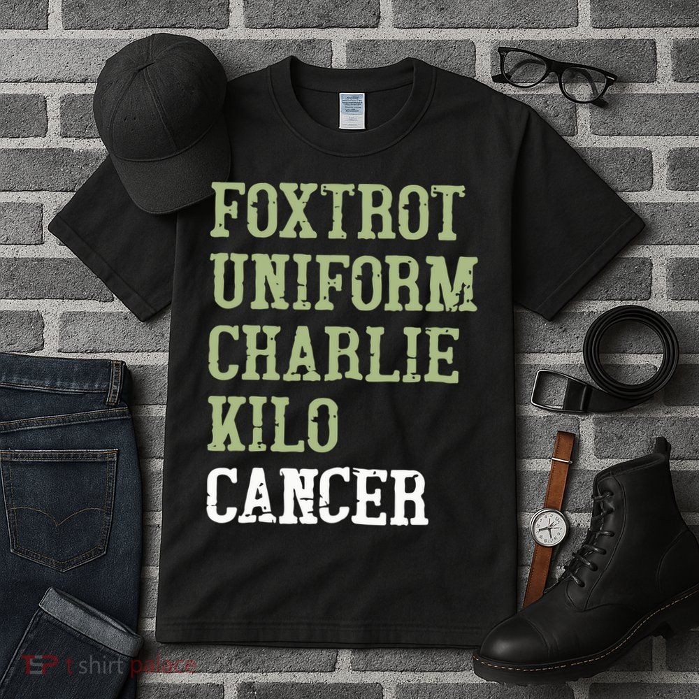 Dave Mustaine Foxtrot Uniform Charlie Kilo Cancer Tall T-Shirt