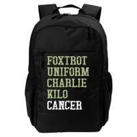 Dave Mustaine Foxtrot Uniform Charlie Kilo Cancer Backpack