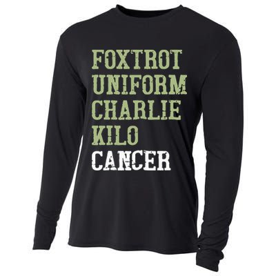 Dave Mustaine Foxtrot Uniform Charlie Kilo Cancer Cooling Performance Long Sleeve Crew