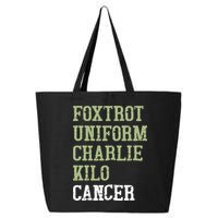 Dave Mustaine Foxtrot Uniform Charlie Kilo Cancer 25L Jumbo Tote
