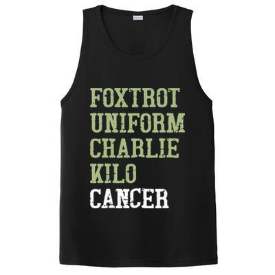 Dave Mustaine Foxtrot Uniform Charlie Kilo Cancer PosiCharge Competitor Tank