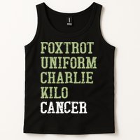Dave Mustaine Foxtrot Uniform Charlie Kilo Cancer Tank Top
