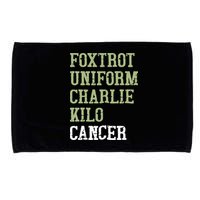 Dave Mustaine Foxtrot Uniform Charlie Kilo Cancer Microfiber Hand Towel