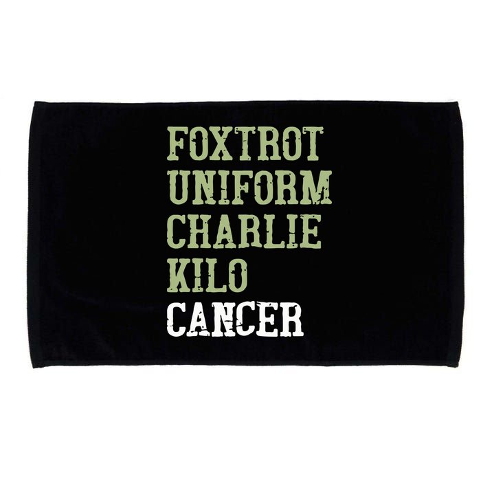 Dave Mustaine Foxtrot Uniform Charlie Kilo Cancer Microfiber Hand Towel