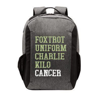 Dave Mustaine Foxtrot Uniform Charlie Kilo Cancer Vector Backpack